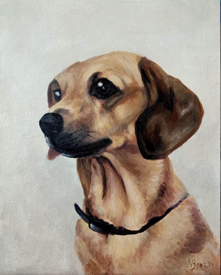 Pies portret pamiątka prezent