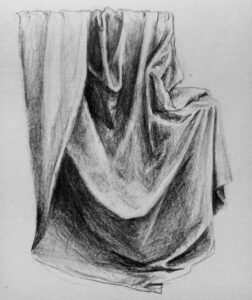 Szkic draperii II