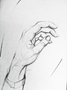 Szkic dłoni